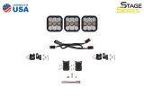 Diode Dynamics SS5 Sport Universal CrossLink 3-Pod Lightbar - White Combo thumbnail 9
