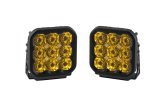 Diode Dynamics SS5 LED Pod Sport - Yellow Spot (Pair) thumbnail 1