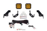 Diode Dynamics 18-21 Jeep JL Wrangler SS5 Bumper LED Pod Light Kit - Sport Yellow Driving thumbnail 2