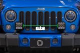 Diode Dynamics 07-18 Jeep JK Wrangler SS5 Bumper LED Pod Light Kit - Yellow Pro Driving thumbnail 4