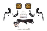 Diode Dynamics 07-18 Jeep JK Wrangler SS5 Bumper LED Pod Light Kit - Sport Yellow Driving thumbnail 3
