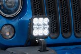 Diode Dynamics 07-18 Jeep JK Wrangler SS5 Bumper LED Pod Light Kit - Yellow Pro Combo thumbnail 7