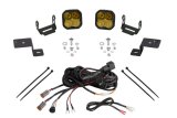 Diode Dynamics 21-22 Ford F-150 SS3 Stage Series Backlit Ditch Light Kit - Yellow Pro Combo thumbnail 1