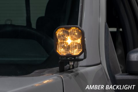 Diode Dynamics 21-22 Ford F-150 SS3 Stage Series Backlit Ditch Light Kit Sport - White Combo thumbnail 5