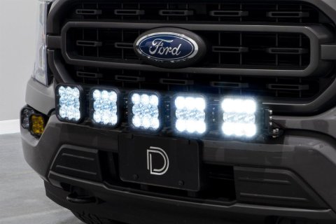 Diode Dynamics 21-22 Ford F-150 SS5 Grille CrossLink Lightbar Kit- Pro White Combo thumbnail 3