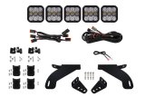 Diode Dynamics 21-22 Ford F-150 SS5 Grille CrossLink Lightbar Kit - Sport - White Combo thumbnail 1