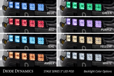 Diode Dynamics 21-22 Ford F-150 SS5 Grille Mount Bracket Kit thumbnail 4