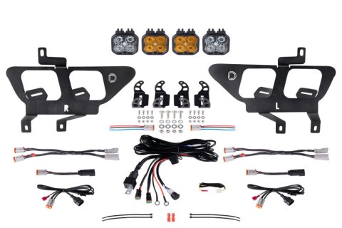 Diode Dynamics 21-22 Ford F-150 SS3 LED Fog Pocket Kit - Yellow Max thumbnail 2