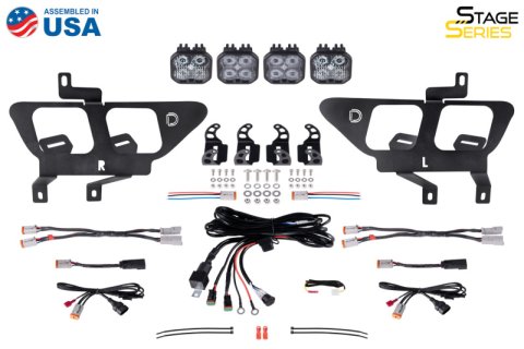 Diode Dynamics 21-22 Ford F-150 SS3 LED Fog Pocket Kit - Yellow Max thumbnail 3