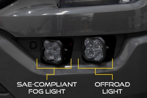 Diode Dynamics 21-22 Ford F-150 SS3 LED Fog Pocket Kit - Yellow Max thumbnail 4