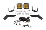 Diode Dynamics 17-20 Ford Raptor SS5 Bumper LED Pod Light Kit - Yellow Pro Combo thumbnail 1