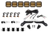 Diode Dynamics 17-20 Ford Raptor SS5 Grille CrossLink Lightbar Kit - Sport Yellow Combo thumbnail 1