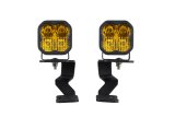 Diode Dynamics 2022 Toyota Tundra SS3 Pro Stage Series Ditch Light Kit - Yellow Combo thumbnail 2