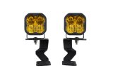 Diode Dynamics 2022 Toyota Tundra SS3 Sport Stage Series Ditch Light Kit - Yellow Combo thumbnail 2