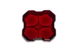 Diode Dynamics Stage Series Rock Lights - Red Clear Lens thumbnail 2