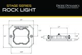 Diode Dynamics Stage Series Rock Light Flush Mount Adapter Kit (one) thumbnail 8