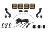 Diode Dynamics SS5 Grille CrossLink Lightbar Kit for 2019-Present Ram - Yellow Pro Combo thumbnail 1
