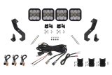 Diode Dynamics SS5 Grille CrossLink Lightbar Kit for 2019-Present Ram Sport - White Combo thumbnail 1
