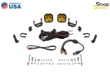 Diode Dynamics SS3 LED Bumper 1 In Roll Bar Kit Sport - Yellow SAE Fog (Pair) thumbnail 3
