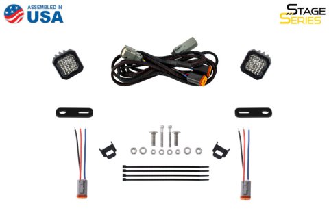 Diode Dynamics 17-22 Ford Super Duty Stage Series Reverse Light Mounting Kit (Brackets Only) thumbnail 4