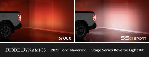 Diode Dynamics 2022+ Ford Maverick C1 Sport Stage Series Reverse Light Kit thumbnail 5