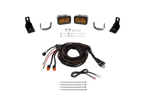 Diode Dynamics 2022+ Ford Maverick, C2 Sport Stage Series Ditch Light Kit Yellow Combo thumbnail 4
