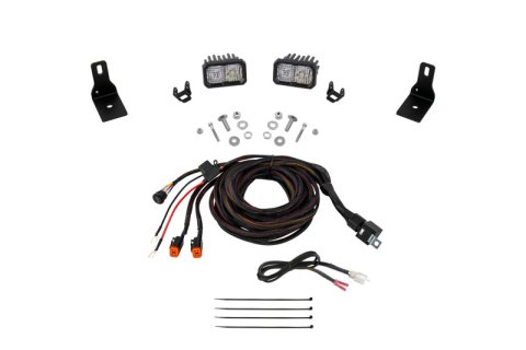 Diode Dynamics 2022+ Ford Maverick, C2 Sport Stage Series Ditch Light Kit Pro White Combo thumbnail 2