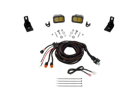 Diode Dynamics 2022+ Ford Maverick, C2 Sport Stage Series Ditch Light Kit Pro Yellow Combo thumbnail 3