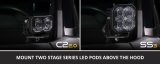 Diode Dynamics 2022+ Ford Maverick SS3 Sport Stage Series Ditch Light Kit White Combo thumbnail 6
