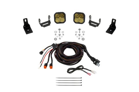 Diode Dynamics 2022+ Ford Maverick SS3 Sport Stage Series Ditch Light Kit Yellow Combo thumbnail 1