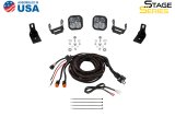 Diode Dynamics 2022+ Ford Maverick SS3 Sport Stage Series Ditch Light Kit Pro White Combo thumbnail 8