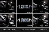 Diode Dynamics 15-22 Chevrolet Colorado Interior LED Kit Cool White Stage 1 thumbnail 8
