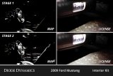 Diode Dynamics 05-09 d Mustang Interior LED Kit Cool White Stage 1 thumbnail 5