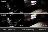Diode Dynamics 05-09 d Mustang Interior LED Kit Cool White Stage 2 thumbnail 3