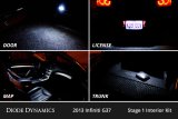 Diode Dynamics 07-15 Infiniti G37 Sedan Interior LED Kit Cool White Stage 2 thumbnail 7