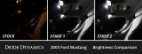 Diode Dynamics 94-04 d Mustang Interior LED Kit Cool White Stage 1 thumbnail 6