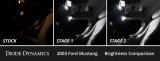 Diode Dynamics 94-04 d Mustang Interior LED Kit Cool White Stage 2 thumbnail 6