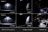 Diode Dynamics 06-10 Dodge Charger Interior LED Kit Cool White Stage 2 thumbnail 3