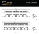 Diode Dynamics Prinsu/Sherpa Roof Racks SS5 6-Pod CrossLink Mounting Kit - Sport Yellow Driving thumbnail 5