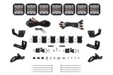 Diode Dynamics Prinsu/Sherpa Roof Racks- SS5 7-Pod CrossLink Mounting Kit - Sport White Combo thumbnail 1