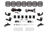Diode Dynamics Prinsu/Sherpa Roof Racks- SS5 7-Pod CrossLink Mounting Kit - Sport White Combo thumbnail 2