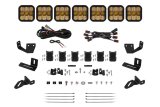 Diode Dynamics Prinsu/Sherpa Roof Racks- SS5 7-Pod CrossLink Mounting Kit - Sport Yellow Combo thumbnail 2