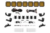 Diode Dynamics Prinsu/Sherpa Roof Racks- SS5 7-Pod CrossLink Mounting Kit - Sport Yellow Driving thumbnail 1