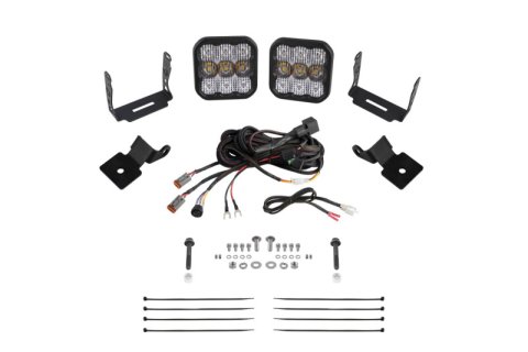 Diode Dynamics 14-18 Polaris RZR XP Stage Series SS5 A-Pillar Pod Kit - Sport White Combo thumbnail 1