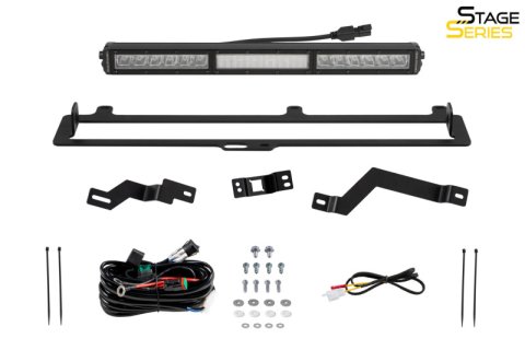 Diode Dynamics 2022+ Toyota Tundra TRD Pro Grille Light Bar Kit - Amber Combo thumbnail 8