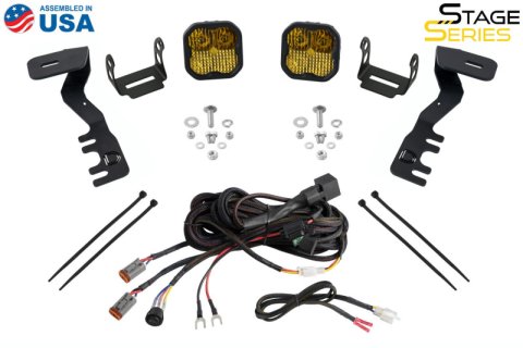 Diode Dynamics 2024+ Toyota Tacoma SS3 LED Ditch Light Kit- Sport White Combo thumbnail 6