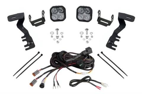 Diode Dynamics 2024+ Toyota Tacoma SS3 LED Ditch Light Kit- Pro White Combo thumbnail 2