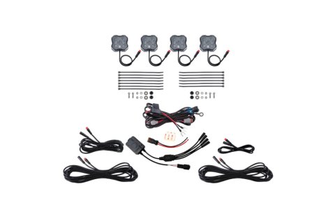 Diode Dynamics RGBW Rock Light Installer Kit w/Controller (4-pack) thumbnail 1