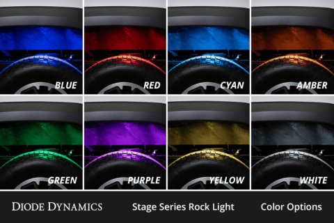 Diode Dynamics RGBW Rock Light Installer Kit w/Controller (4-pack) thumbnail 7