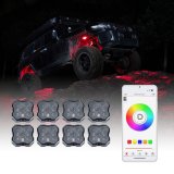 Diode Dynamics Stage Series SXS Rock Light Installer Kit - RGBW M8 (8-pack) thumbnail 2